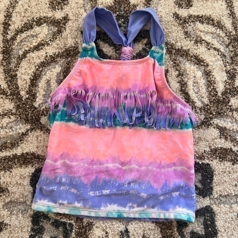 Girls Cat & Jack Swimming Suit Top sz 7/8